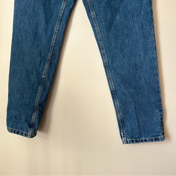 Everlane The Curvy '90s Cheeky Straight Blue Wash Jean - Picture 10 of 12